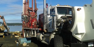 closeup of Drillwell truck